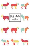Dot Grid Notebook: Yorkshire Terrier Dog Pattern - A Dotted Matrix Journal (Composition Book)