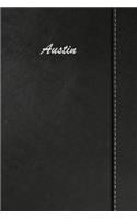 Austin: Simulated Leather Notebook Journal Diary Sketchbook with Lined Pages