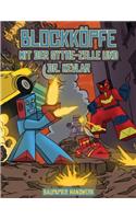 Baupapier Handwerk (Blockköpfe - mit der Sythe-Zelle und Dr. Kevlar): Dieses Blockköpfe Papier -Bastelbuch für Kinder kommt mit 7 speziell ausgewählten Blockkopf-Charakteren und 1 Schwebeboard(3 Baupapier Handwerk)