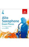 Alto Saxophone Exam Pieces 2014 CD, ABRSM Grade 4: The complete syllabus starting 2014(ABRSM Exam Pieces)