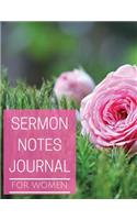 Sermon notes Journal for women