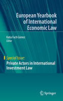Private Actors in International Investment Law: (European Yearbook of International Economic Law)