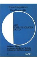 Ade, Rosenfingriger Mond!- Auf Dem Wege Zum Urspruenglichen Text Der Lesbischen Dichterin Sappho