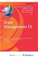 Trust Management IX