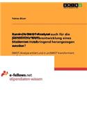 Kann die SWOT-Analyse auch für die persönliche Weiterentwicklung eines Studenten nutzbringend herangezogen werden?