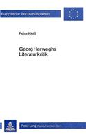 Georg Herweghs Literaturkritik: Demokratisches Programm Und Repressiver Gestus