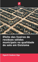 Efeito das lixeiras de resíduos sólidos municipais na qualidade do solo em Osisioma
