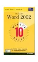 10 Minute Guide To Microsoft Word 2002