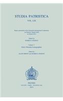 Studia Patristica. Vol. LIX - Papers Presented at the Sixteenth International Conference on Patristic Studies Held in Oxford 2011