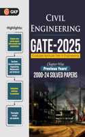 GKP GATE 2025 Civil Engineering 25 Years' Chapterwise Solved Papers (2000-2024)