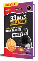 33 Days Challenge CBSE Class 12 Physics for 2025 Board Exams (Includes Sample Papers) by Padhle Akshay
