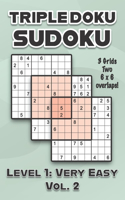 Triple Doku Sudoku 3 Grids Two 6 x 6 Overlaps Level 1