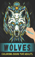 Wolves Coloring Book For Adults
