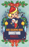 Kids Coloring Book Christmas Angel