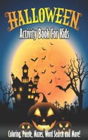 Halloween Activity Book For Kids