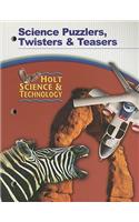 Holt Science & Technology Science Puzzlers, Twisters & Teasers