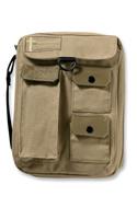 Single Compartment Cargo Khaki Large Book and Bible Cover