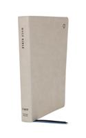 NET Bible, Thinline, Leathersoft, Stone, Comfort Print