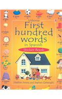First Hundred Words In Spanish Sticker Book