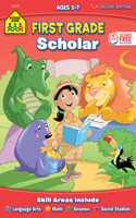 School Zone First Grade Scholar Workbook: (2302 Scholar Series Workbooks)