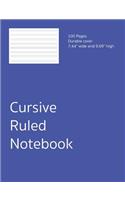 Cursive Ruled Notebook