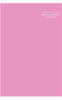 Circle the Date: Journal with Ruled Pages for Work or School Baby Pink