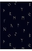 Viking Pattern - Go To Valhalla 72: Blank Sketch Paper Notebook with frame for Norse Mythology Lovers