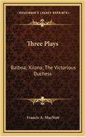 Three Plays