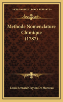 Methode Nomenclature Chimique (1787): (French)