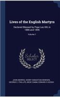 Lives of the English Martyrs