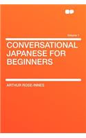 Conversational Japanese for Beginners Volume 1