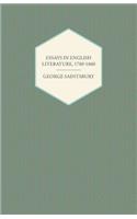 Essays in English Literature, 1780-1860