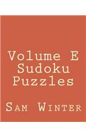 Volume E Sudoku Puzzles