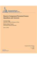 Reserve Component Personnel Issues
