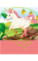 Sparkling Princess Unicorn Coloring Book: For Girl's Ages 4 Years Old and Up: For Girl's Ages 4 Years Old and Up