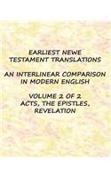 Earliest Newe Testament Translations - Volume 2