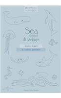 Sea Animal Drawings: Creative Figures in Various Postures