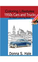 1950s Cars and Trucks Adult Coloring Book