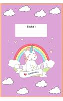 Unicorn Journal and Sketchbook: Journal and Notebook Gift for Girls - Size (6"x9") With Lined and Blank Pages, Perfect for Journal, Birthday, Doodling, Sketching and Notes