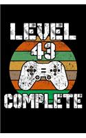 Level 43 Complete