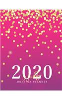 2020 Weekly Monthly Planner: Pink Gold Cover - Daily Weekly Monthly Calendar Planner - January 2020 through December 2020 - To Do List Academic Schedule Organizer Agenda Appoint(5 2020 Daily Weekly and Monthly W/ Holidays)