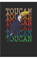 Toucan Retro: Toucans Notebook, Blank Lined (6" x 9" - 120 pages) Animal Themed Notebook for Daily Journal, Diary, and Gift