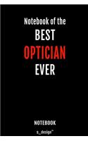Notebook for Opticians / Optician