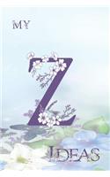 My Z Ideas: Personalized Initial Z, Motivational Heading Prompt - Lined Floral Ideas Notebook - Journal - Diary for Reflection and Memories