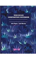Wide Ruled Composition Notebook