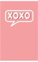 Xoxo Journal (Dot Grid): Pretty Blank Dotted Grid Notebook for Journaling, Notetaking, Sketching and Creative Writing