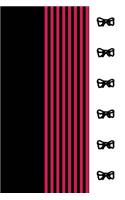 Ribbons - Notebook Composition (Book Journal 6x9): Medium College-Ruled Notebook, 140 pages, Lined 6x9 (15.24 x 22.86 cm)