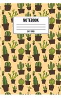 Cactus Dot Grid Notebook
