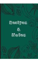 Recipes & Notes