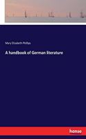 A handbook of German literature